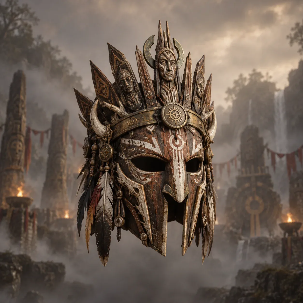 Front view of Ancestral Spirit Crown