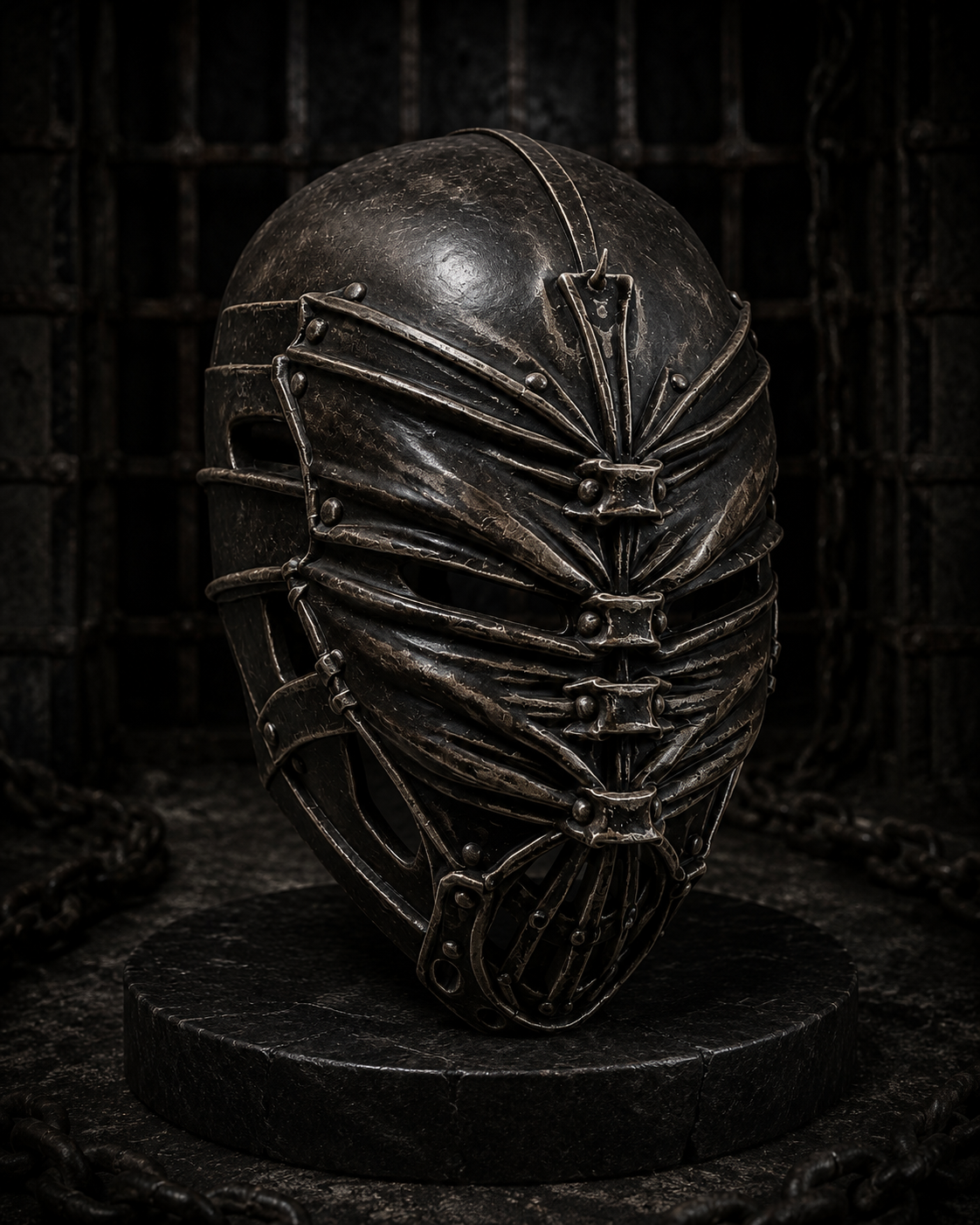 Front view of Constrict helmet