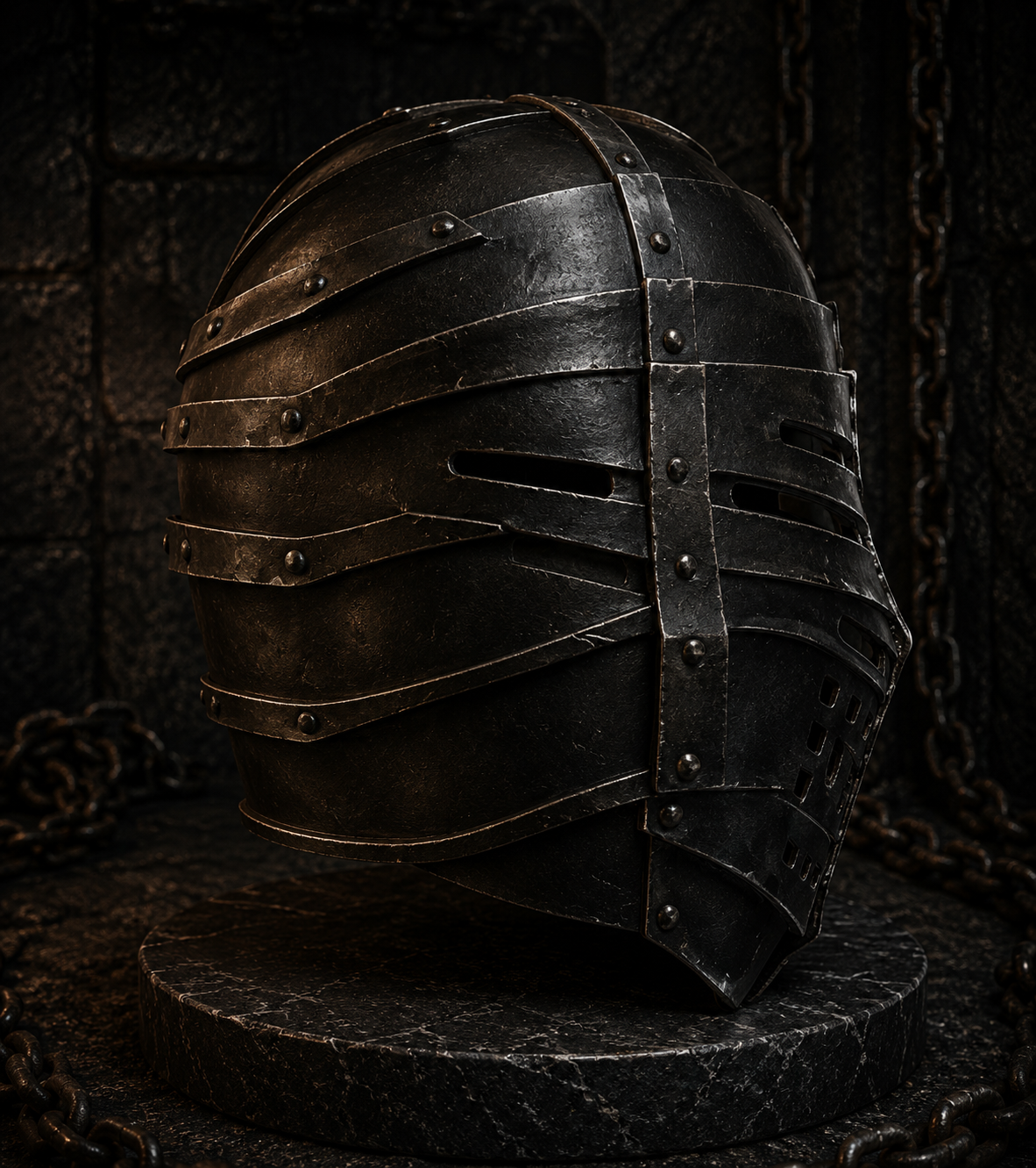 Side view of Encase helmet