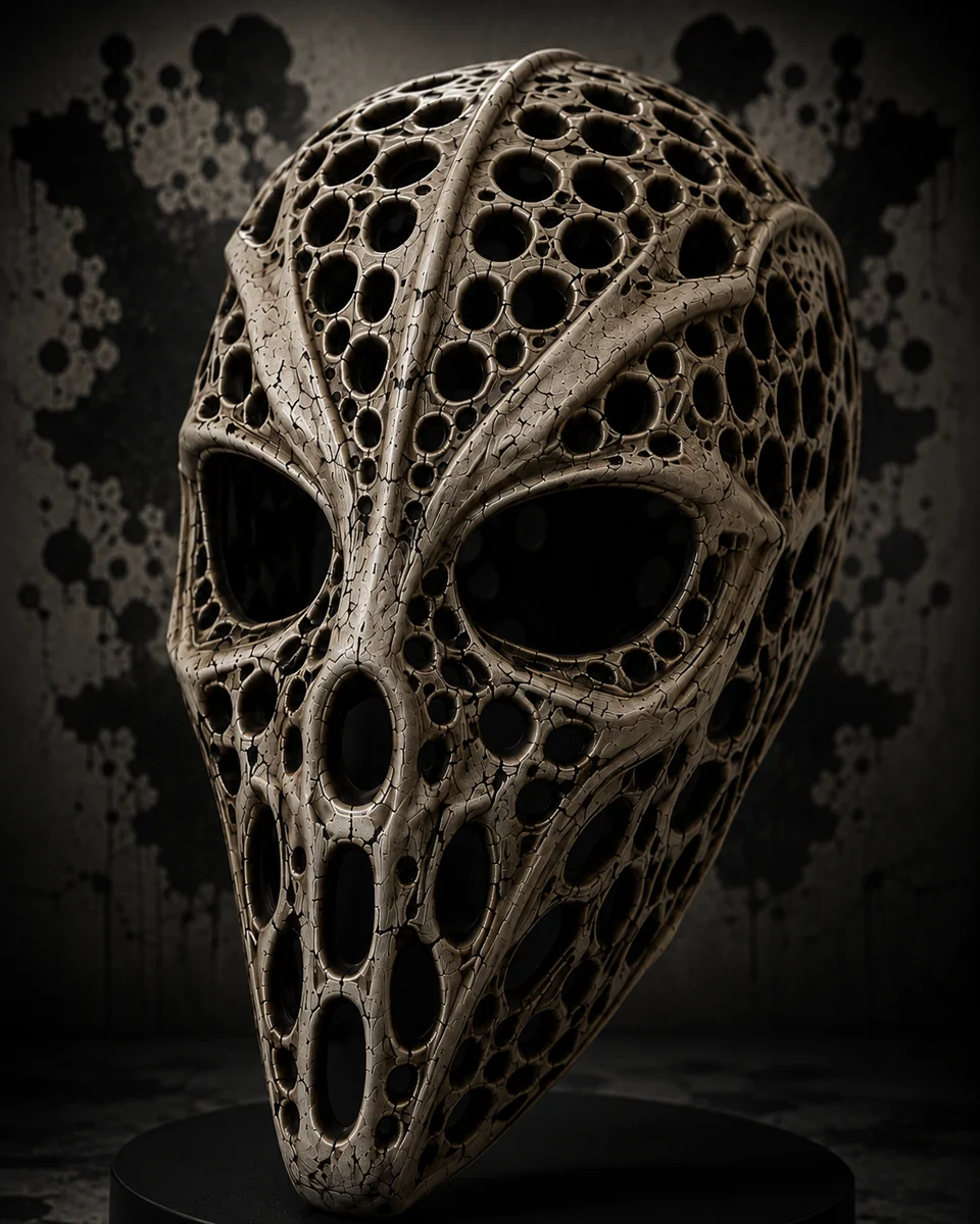 Front view of Voidform helmet