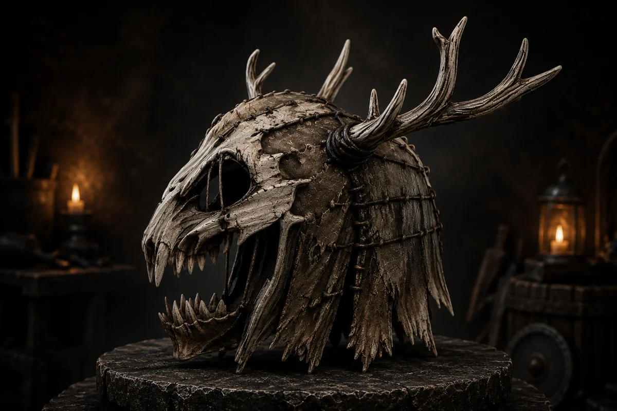 Side view of Fenmour mask