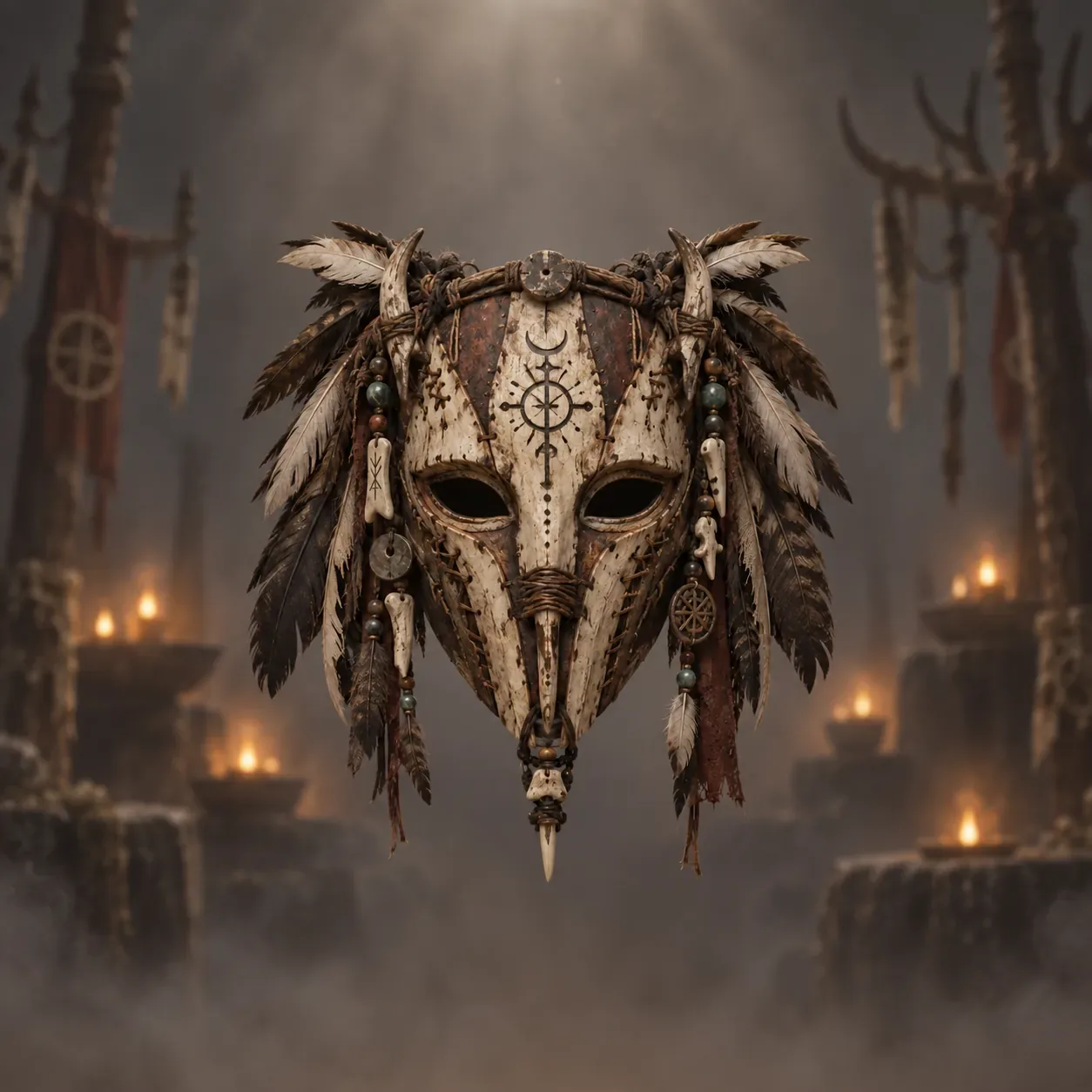 Front view of Bone Charm Conjurer's Visage