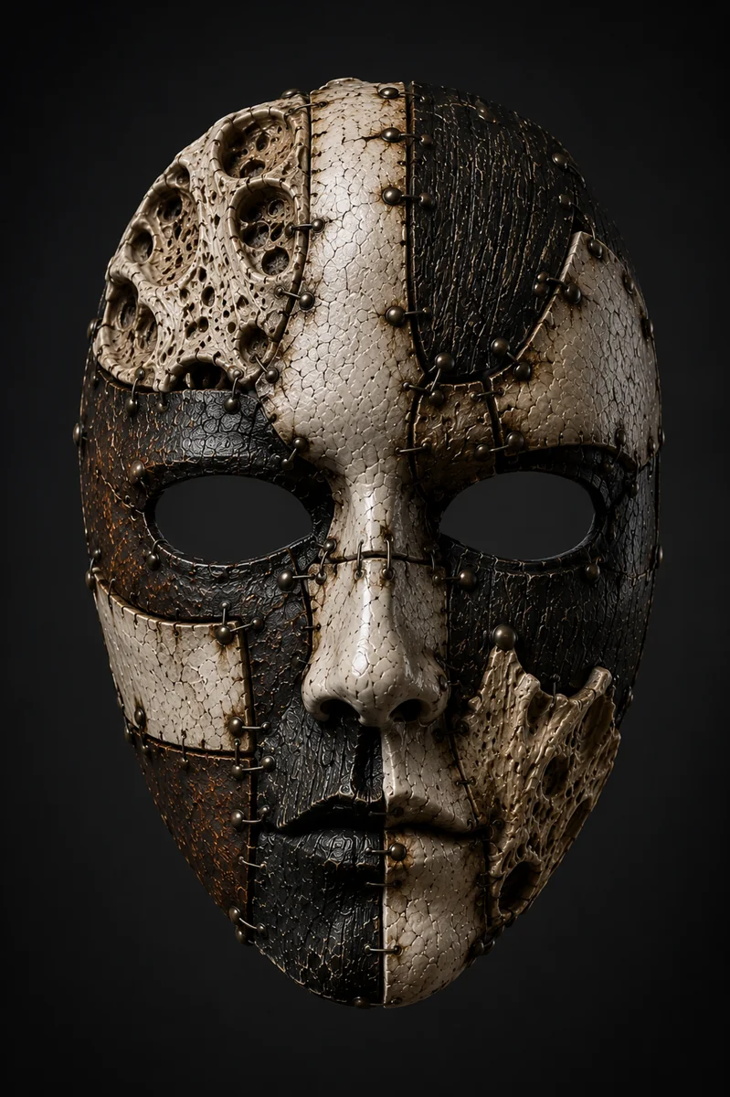 Front view of Effigy mask