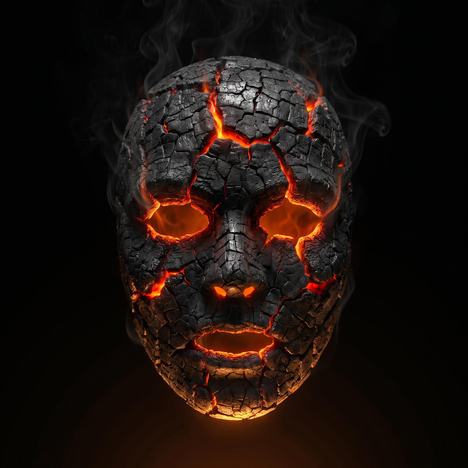 Front view of Ember mask