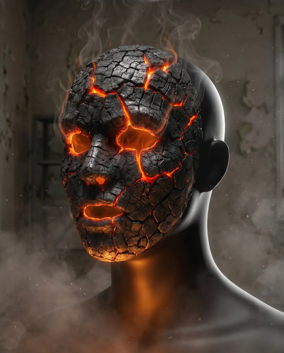 Side view of Ember mask