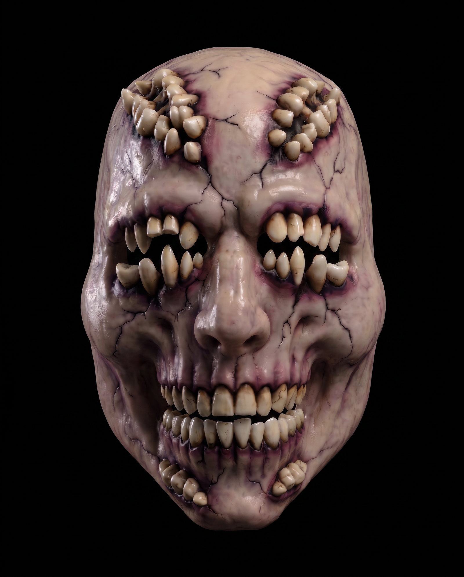 Front view of Fang mask