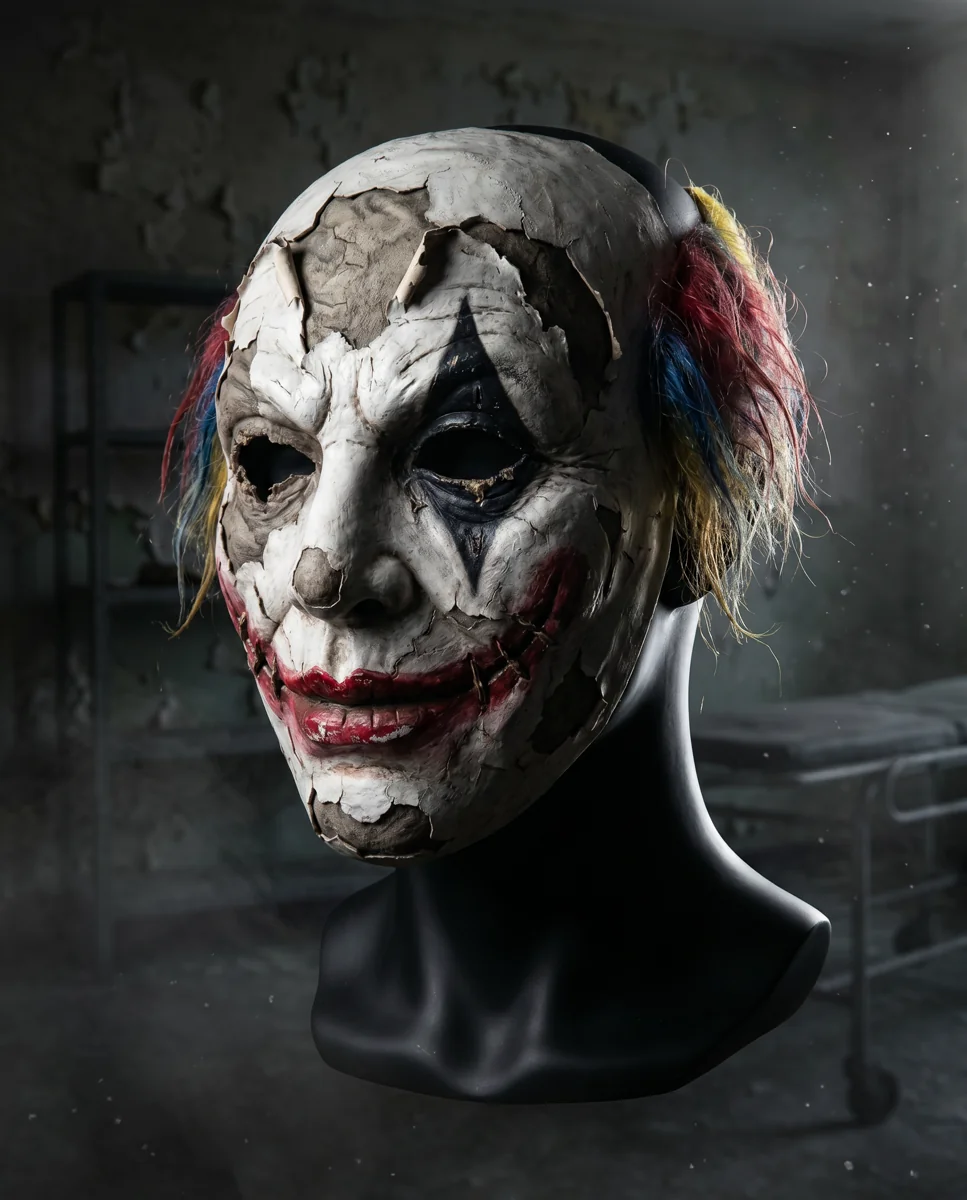Side view of Grin mask
