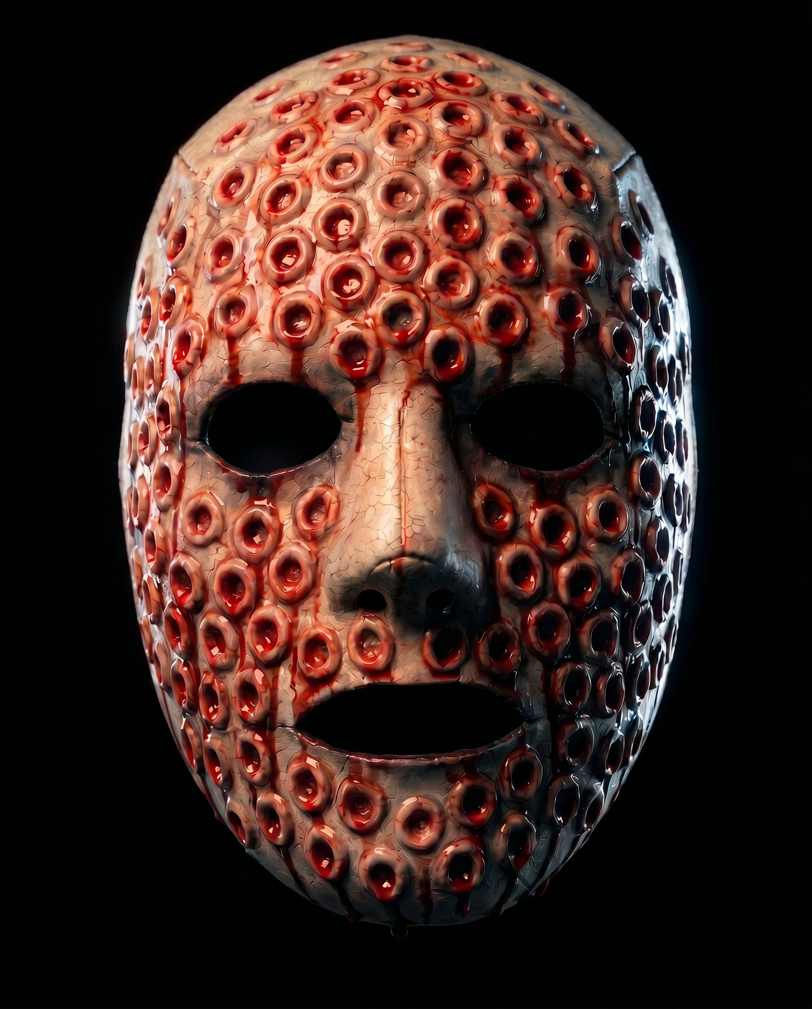 Front view of Lesion mask