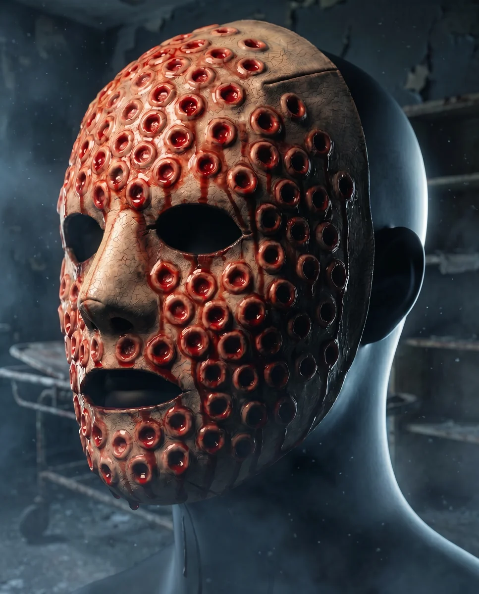 Side view of Lesion mask