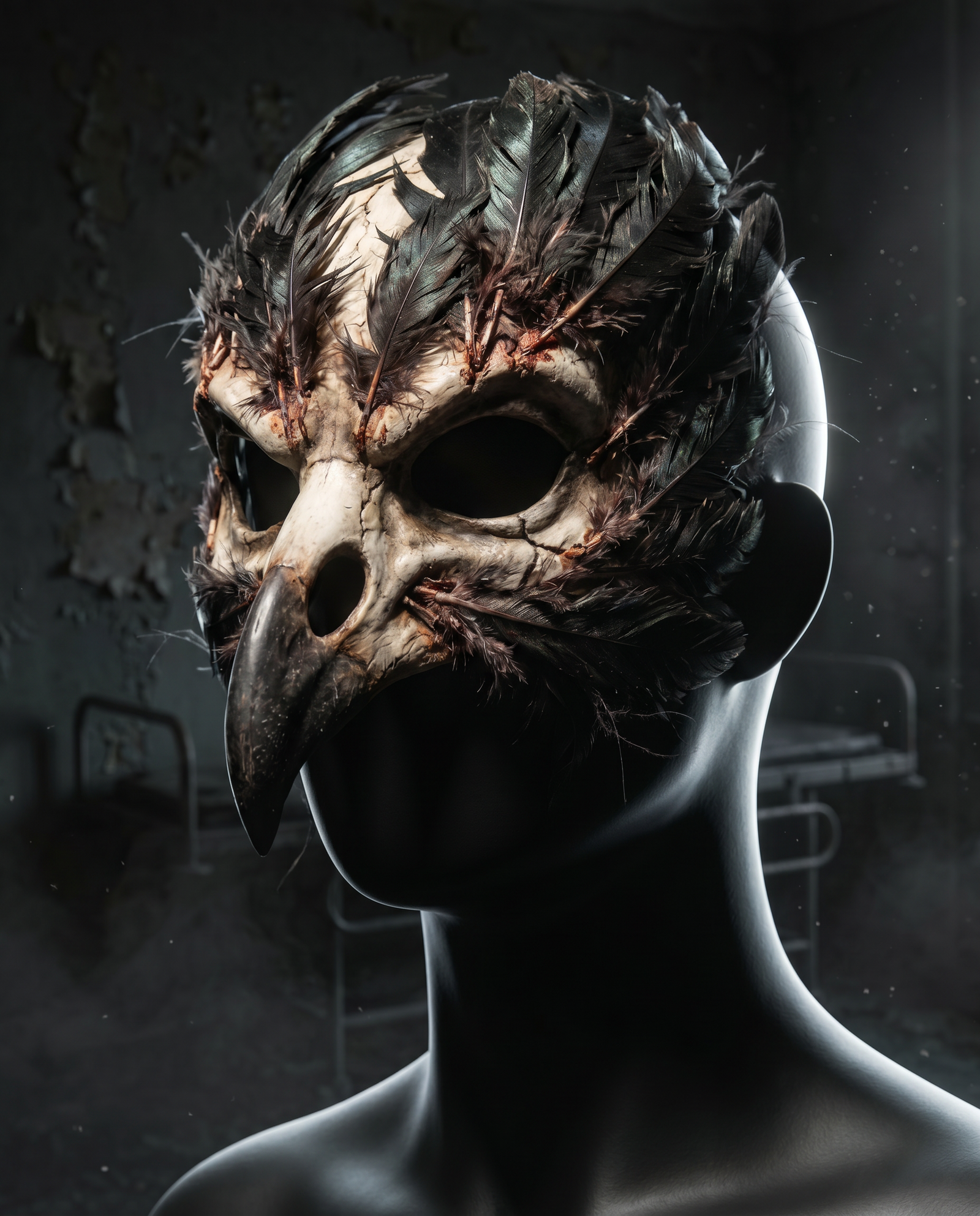 Side view of Molt mask