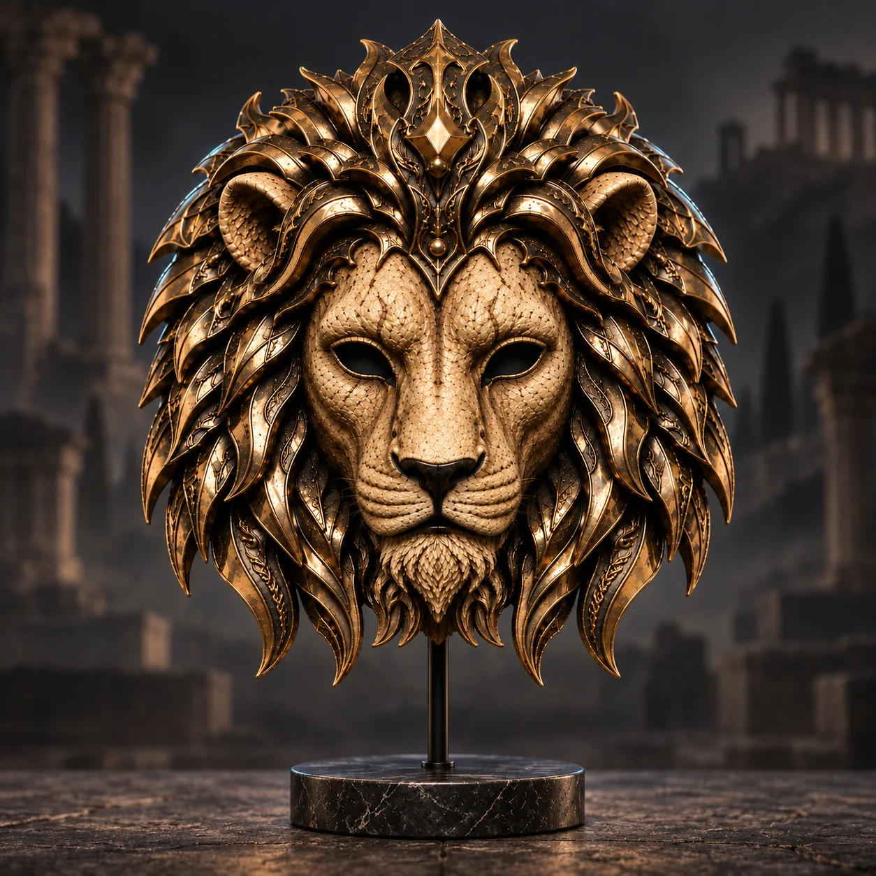 Front view of Nemean Lion