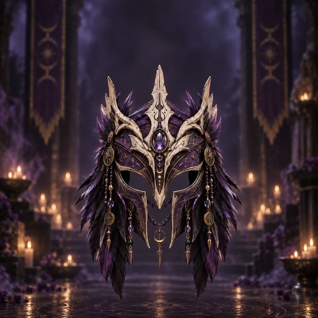 Front view of Ritual Priestess