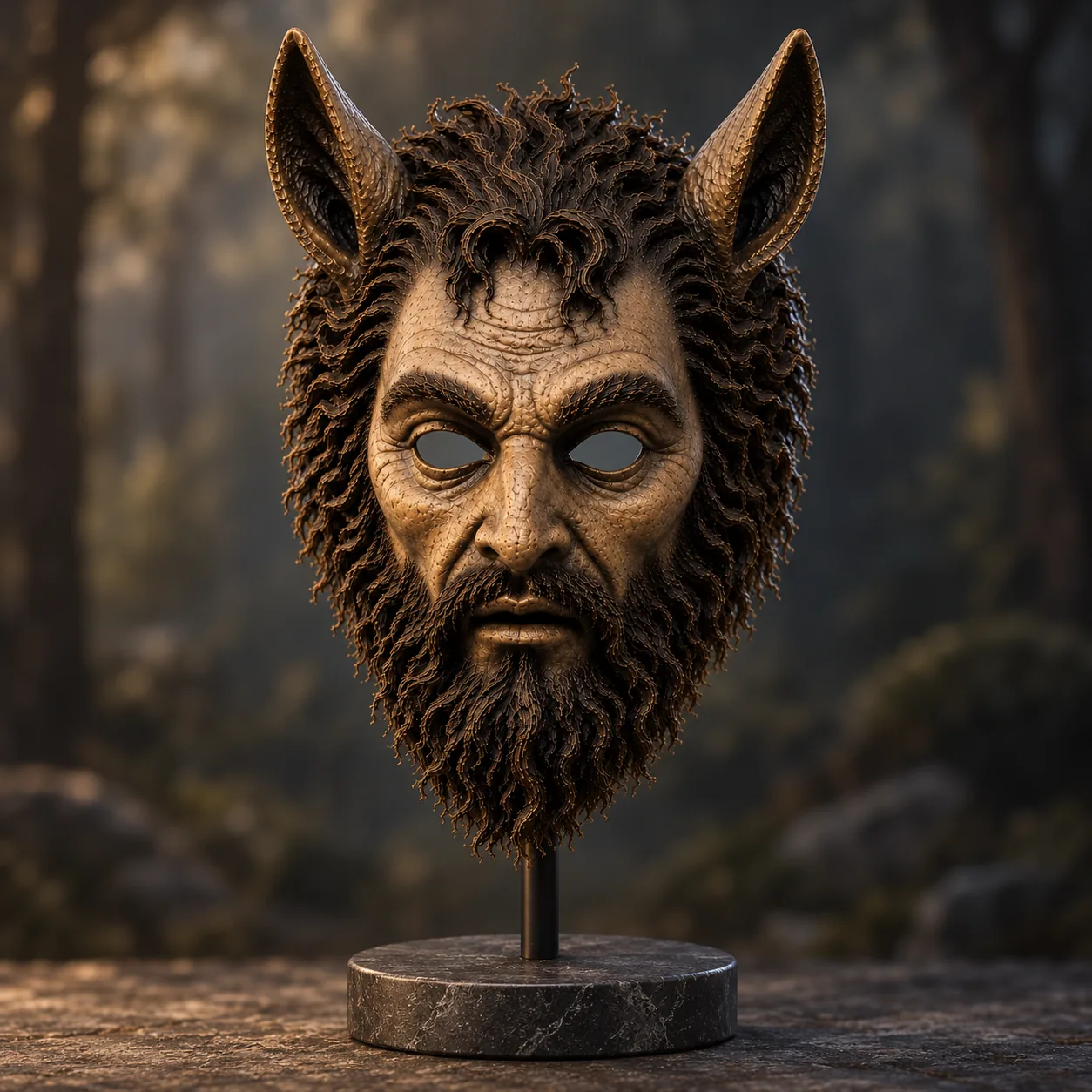 Front view of Satyr