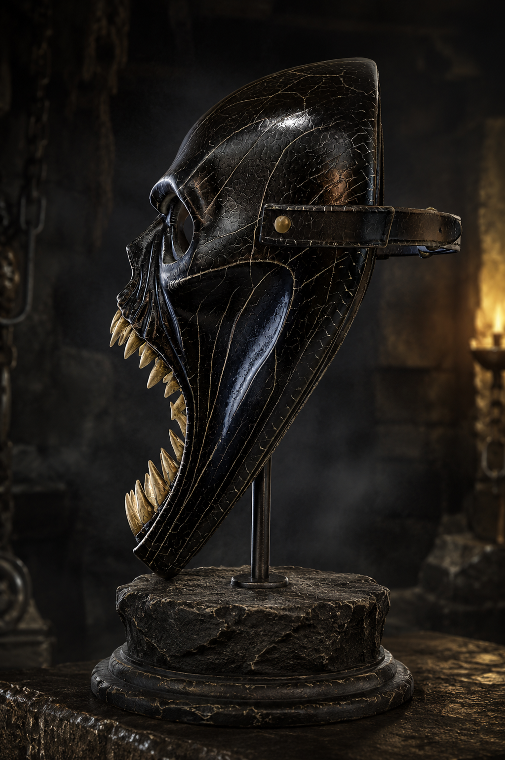 Side view of The Hollow mask
