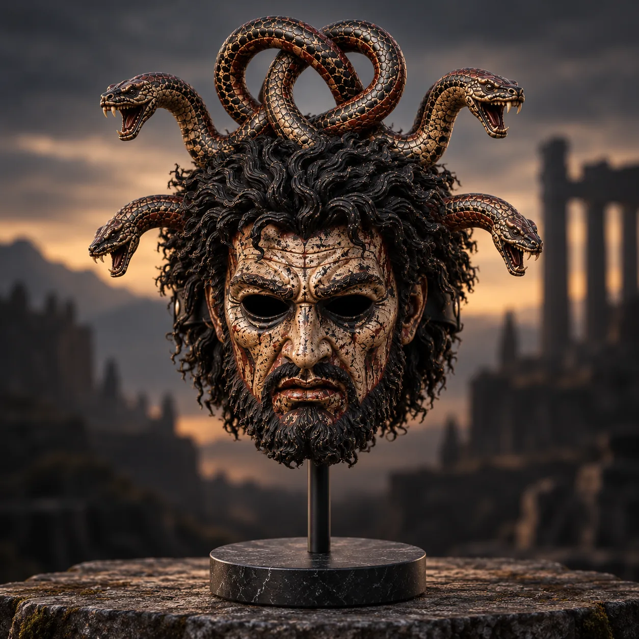 Front view of Typhon