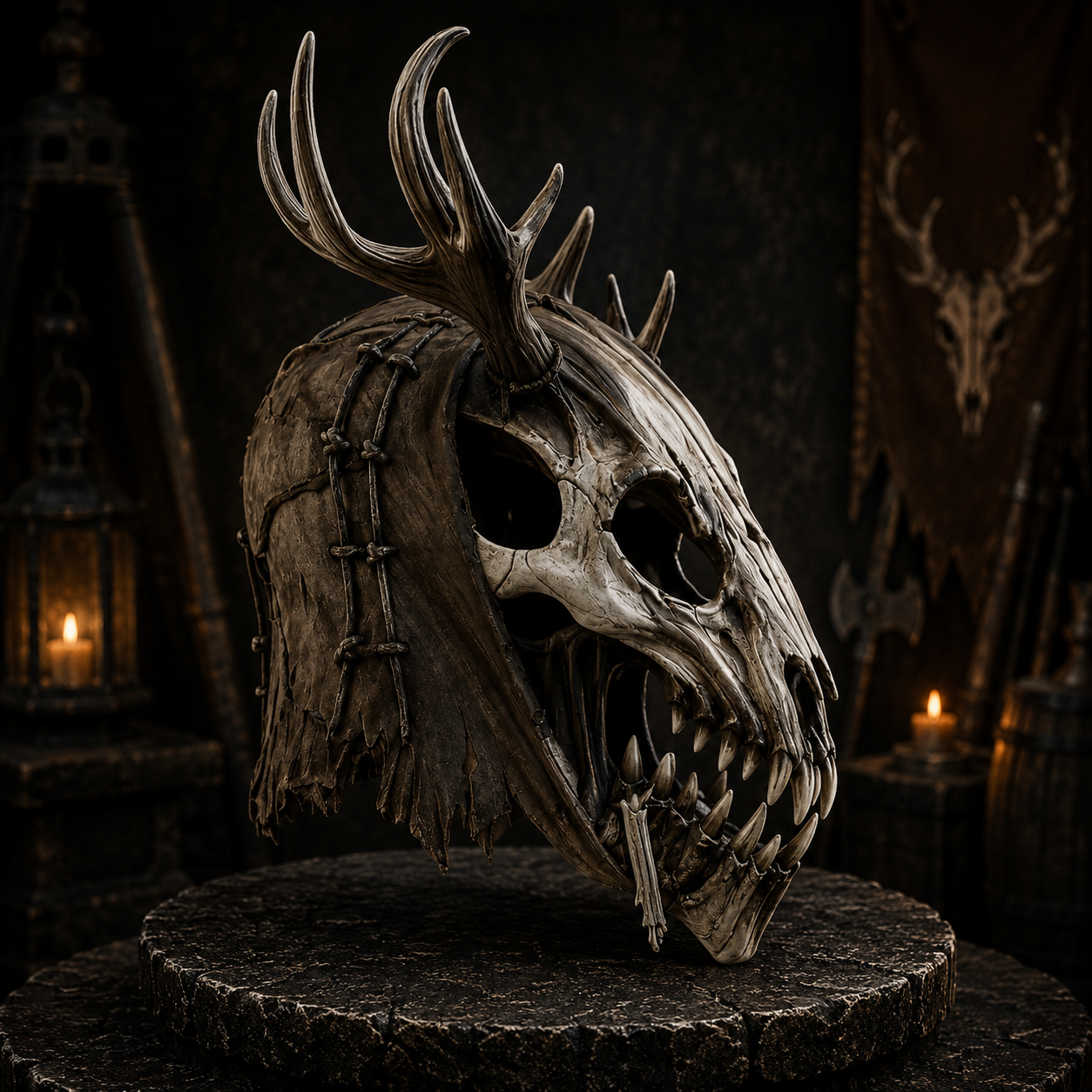 Side view of Velkyn mask