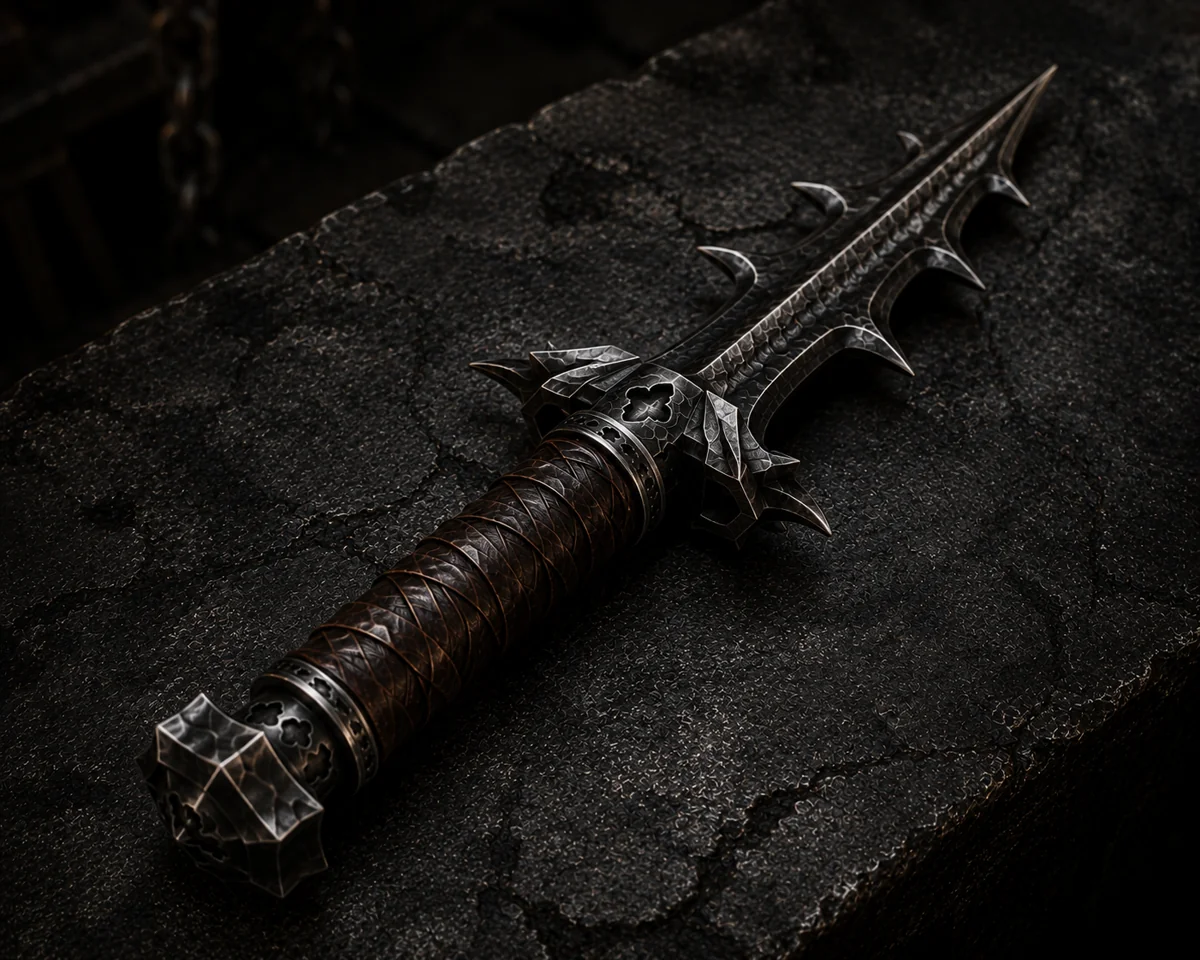 Side view of Iron Thorn dagger