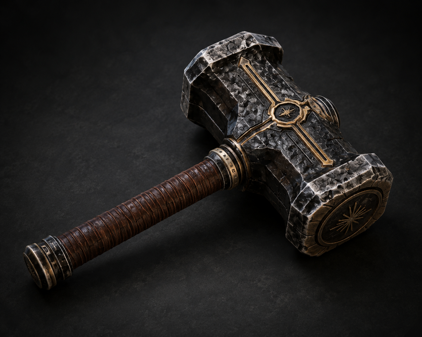 Side view of Ashbreaker hammer